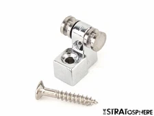 *NEW Roller String Tree Retainer & Screw for Electric Guitar Strat Tele Chrome