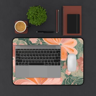 Bright Abstract Desk Mat   Vibrant Design Office Decor, Computer Accessories 