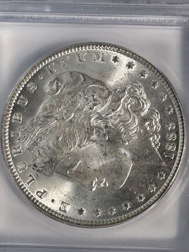 1888 P Morgan Silver Dollar ICG MS65 - Picture 3 of 8