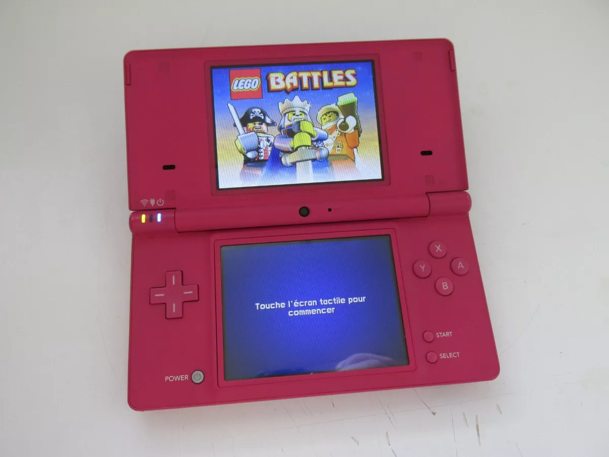 Nintendo DSi Pink Handheld Console Game System with 1 Game