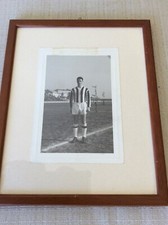 SAVONA CALCIO 1961 FOTO IN CORNICE GIACOMO PERSENDA CON AUTOGRAFO 