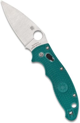 Spyderco Manix 2 Lightweight CPM SPY27 3.37'' Mineral Blue Folding Pocket Knife