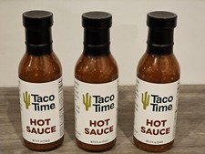 3 PACK - Taco Time Hot Sauce 12oz - Seattle's Legendary Original Taco Time NW