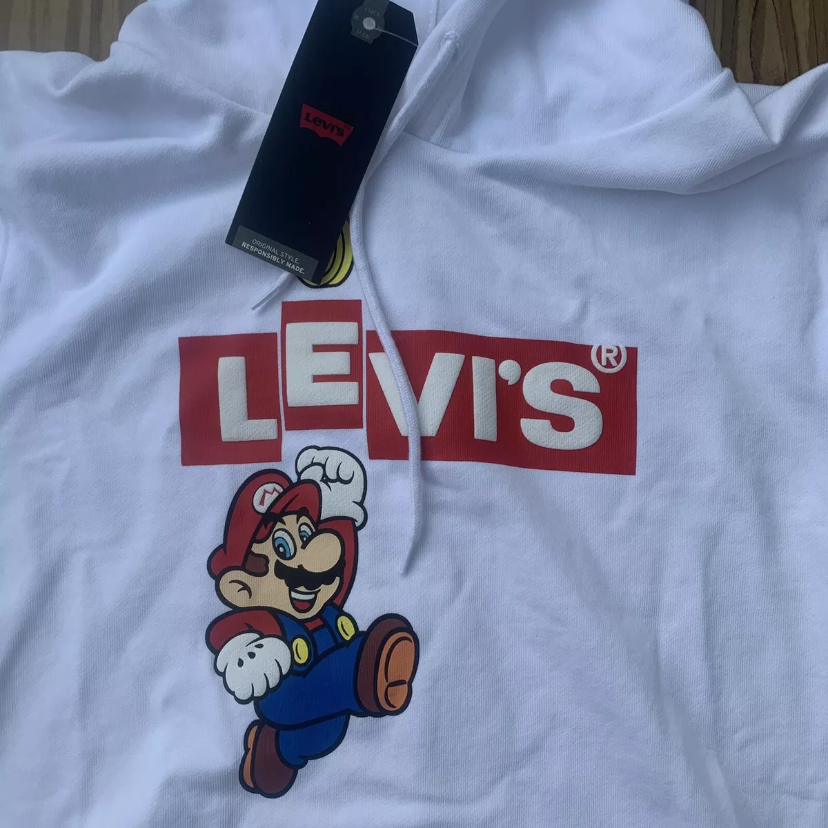 Pull a capuche Levis X Super Mario Bros. edition limitee pull homme taille XS