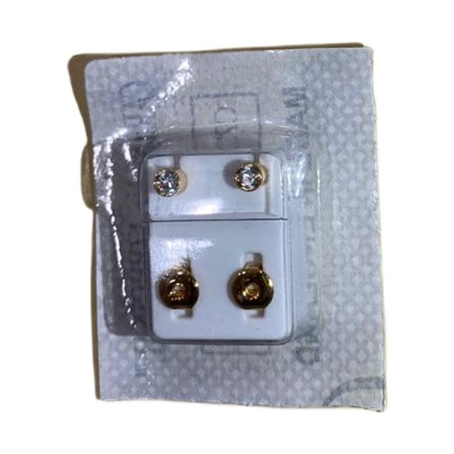 STUDEX EAR PIERCING EARRINGS 100% original british made 2 Pairs Set - Picture 7 of 8