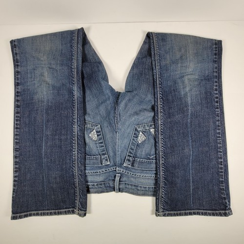 James Jeans Dry Aged Denim Limited Edition Size 29 Blue Stone Embellishments - Picture 2 of 10