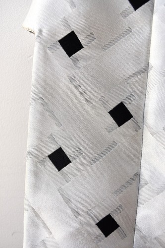 JOSH GOOT Black White Silk Jacquard Cutout Back Midi Dress Sz XXS Fits Sz 6 - Picture 5 of 9