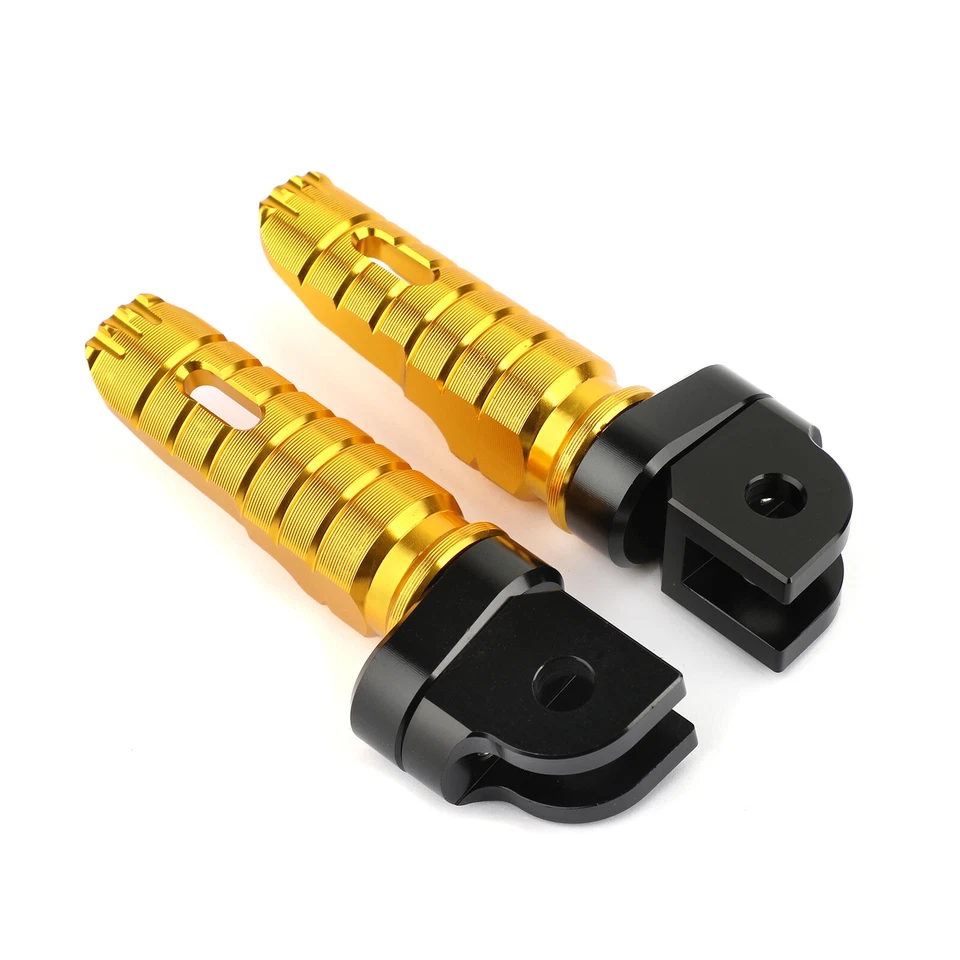 Front Footrests Foot Peg for HONDA CB125R CBR1000RR CB600F CB1100/RS/SX Gold - Imagem 4 de 4