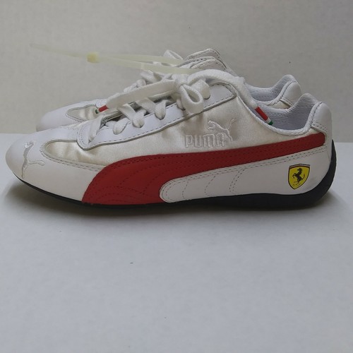Puma Ferrari Kids Shoes White/Red Size 4 | eBay