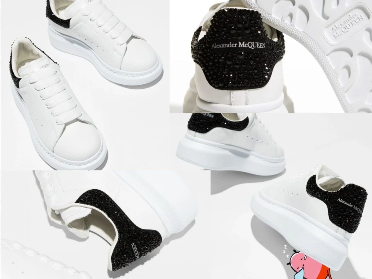 Alexander McQueen Oversized Sneakers with Crystals