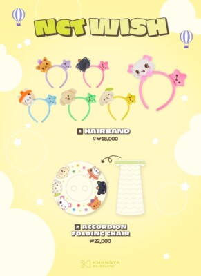 NCTWISH everland グッズ NCT WISH KWANGYA EVERLAND OFFICAL MD GOODS IN KWANGYA SMTOWN STORE