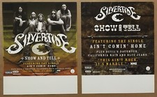 SILVERTIDE Rare VINTAGE 2004 DOUBLE SIDED PROMO POSTER FLAT For Show CD 12x15