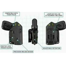 TASER PULSE / PULSE+ OWB HOLSTER for LH or RH - FREE SHIPPING!