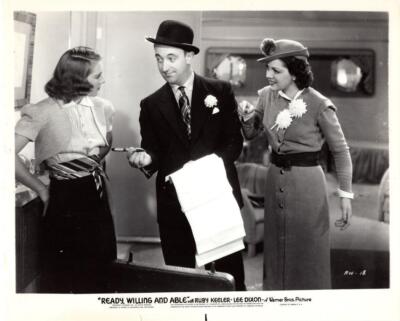 RUBY KEELER IS READY WILLING AND ABLE ORIG VINTAGE WB COMEDY FILM STILL