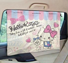 New Hello Kitty Sun Shade Curtain 1pc Car Accessories White New Hello Kitty Sun Shade Curtain 1pc Car Accessories White