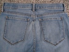 Banana Republic Jeans Womens 26S Blue Denim Girlfriend Straight Mid Rise 26x28