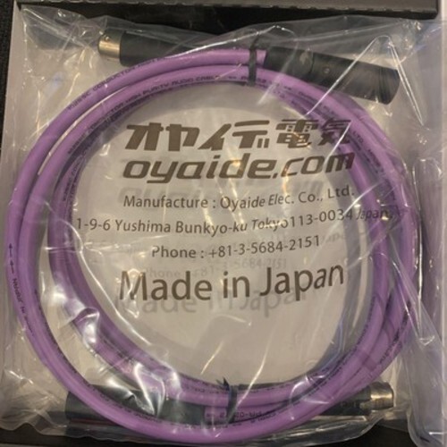 OYAIDE PA-02 TX V2 1.3m 4.3ft XLR Interconnects Cable Pair PA-02TX