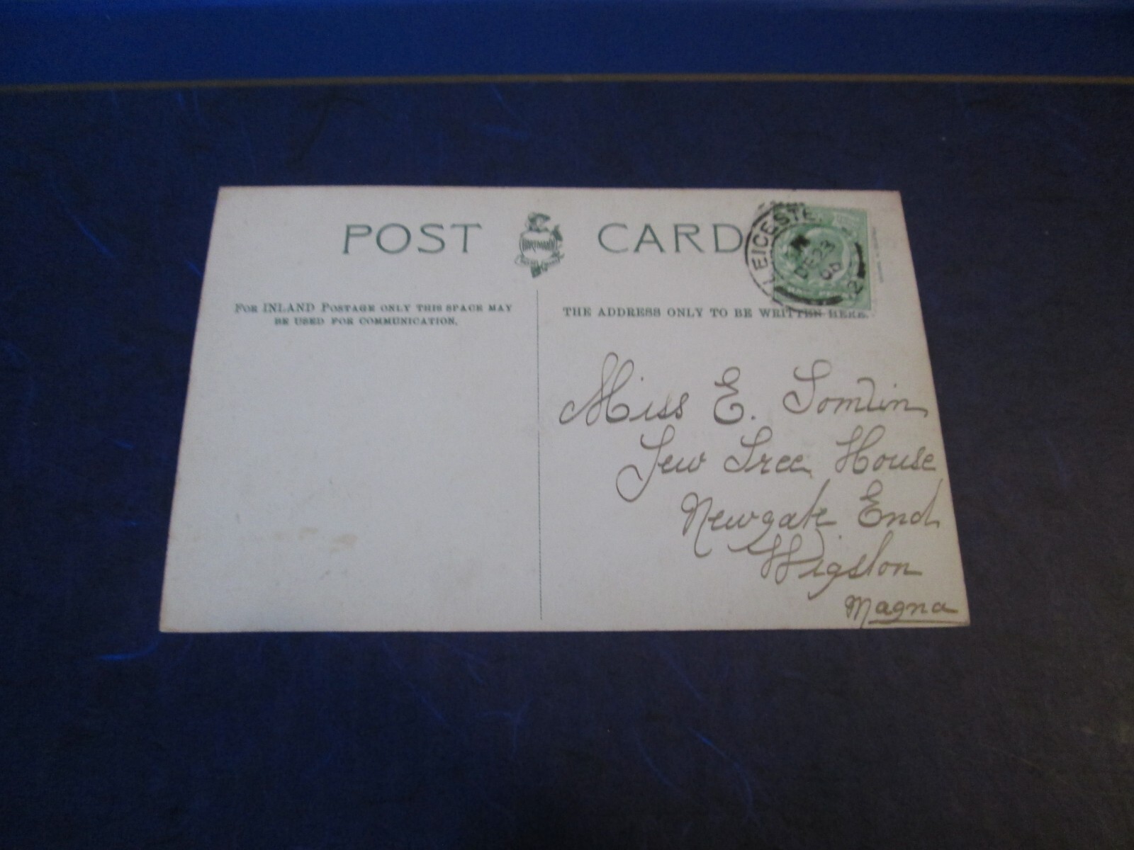 Postcard of Main Street, Woodhouse Eaves (Charnwood Forest Posted 1905) eBay