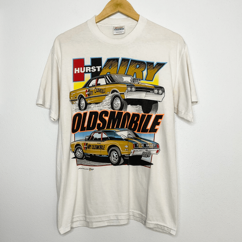 Vintage Y2K 2001 Hurst Hairy Oldsmobile graphic tee tshirt medium | eBay