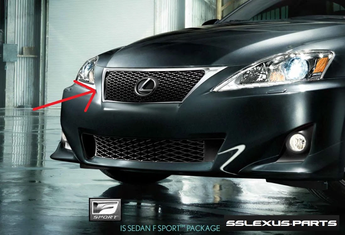 Front Bumper Center Grille Grill Refit For Lexus IS250, 52 OFF