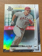 ⚾ 2019 Topps Bowman Platinum Baseball Base Card #1 Mike TROUT ⚾