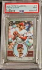 2018 Topps Transcendent Icons 10 Shohei Ohtani RC /83 SSP Rookie *PSA 9 MINT