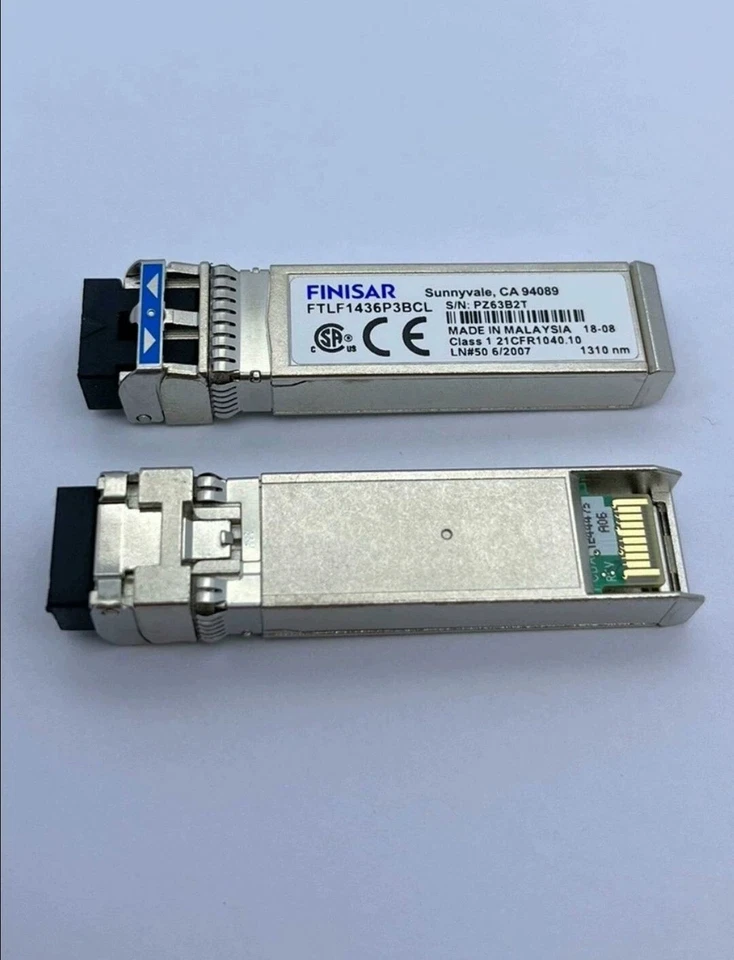 1pcs Finisar FTLF1436P3BCL 25GBASE-LR 25GE SFP-25G-LR SFP28 10km LC SMF Module - Image 2 of 2
