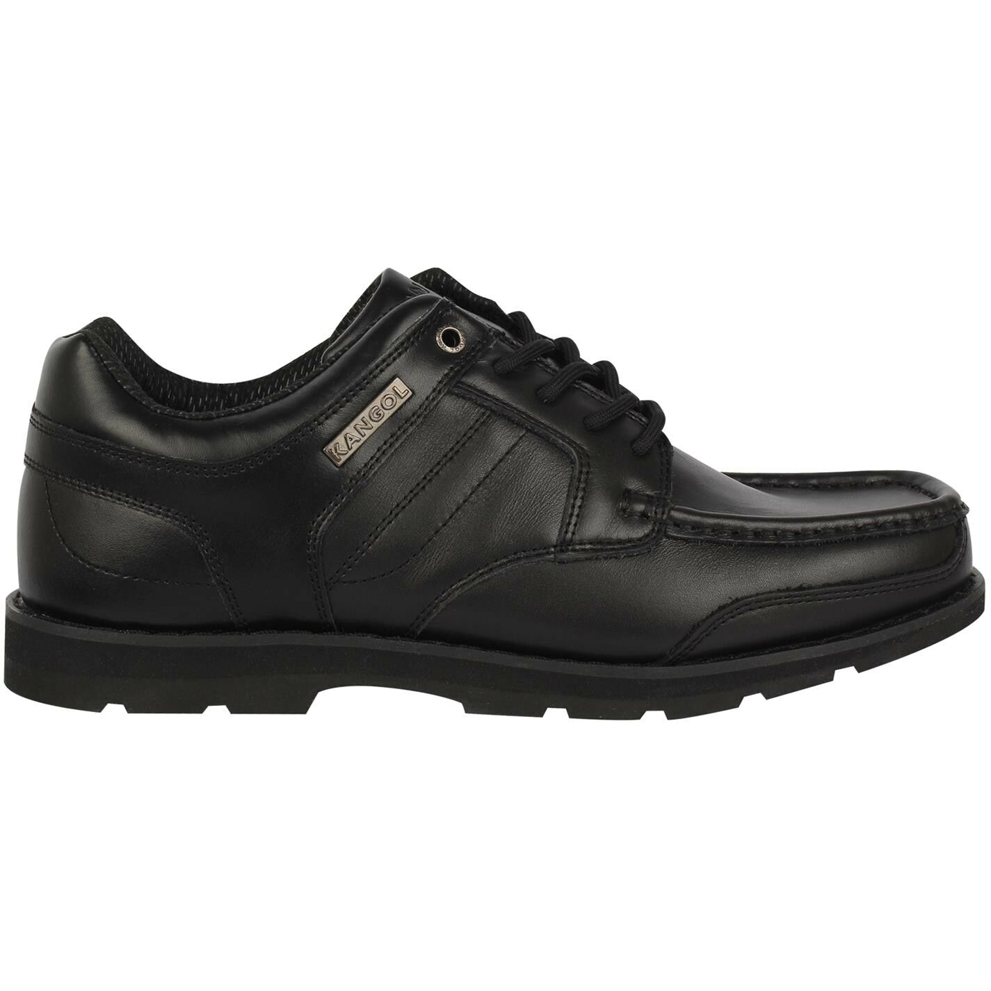 Kangol Harrow Leather Mens Shoes Black UK 13