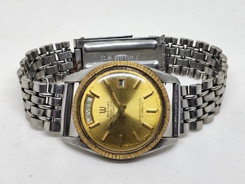 Ricoh Dynamic Wide President with Day DATE - Two tone dress watch - For parts - Picture 6 of 6