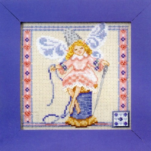 Kit de punto de cruz de hadas de costura Mill Hill 2011 Jim Shore Fairies - Imagen 2 de 3