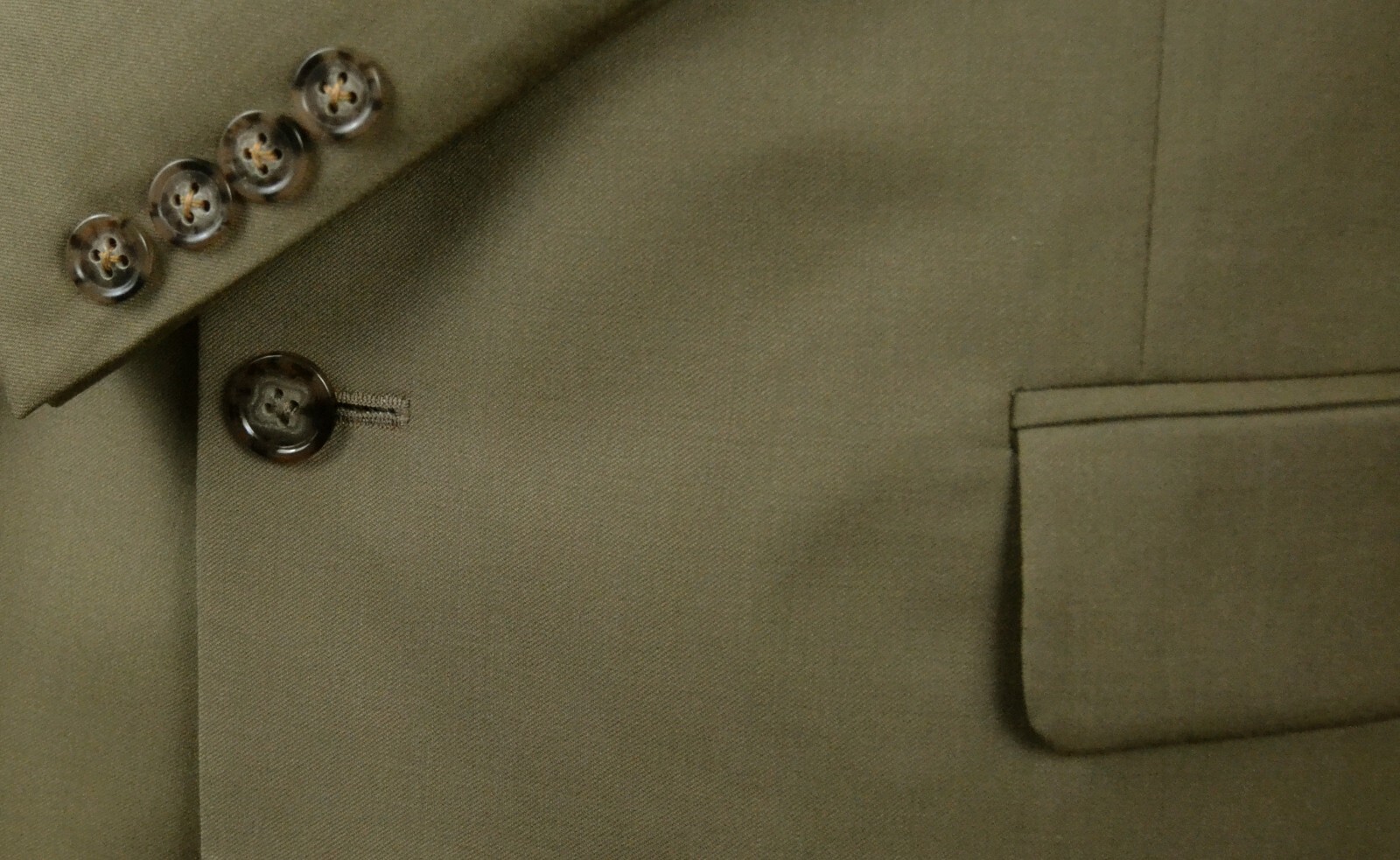 Outstanding Solid Medium Tan/Brown Jacket(Size 42… - image 3