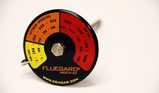 Stove pipe probe thermometer for double wall ...