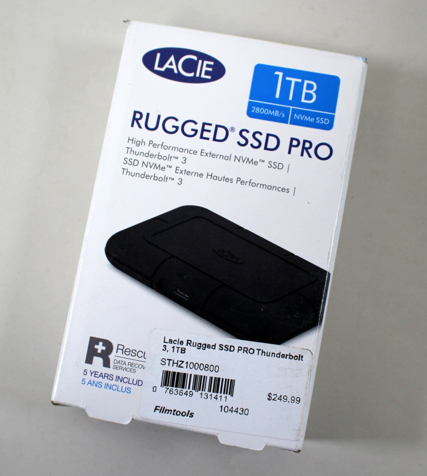 LaCie ポータブルSSD 1TB STHZ1000800 LaCie STHZ1000800 1TB External