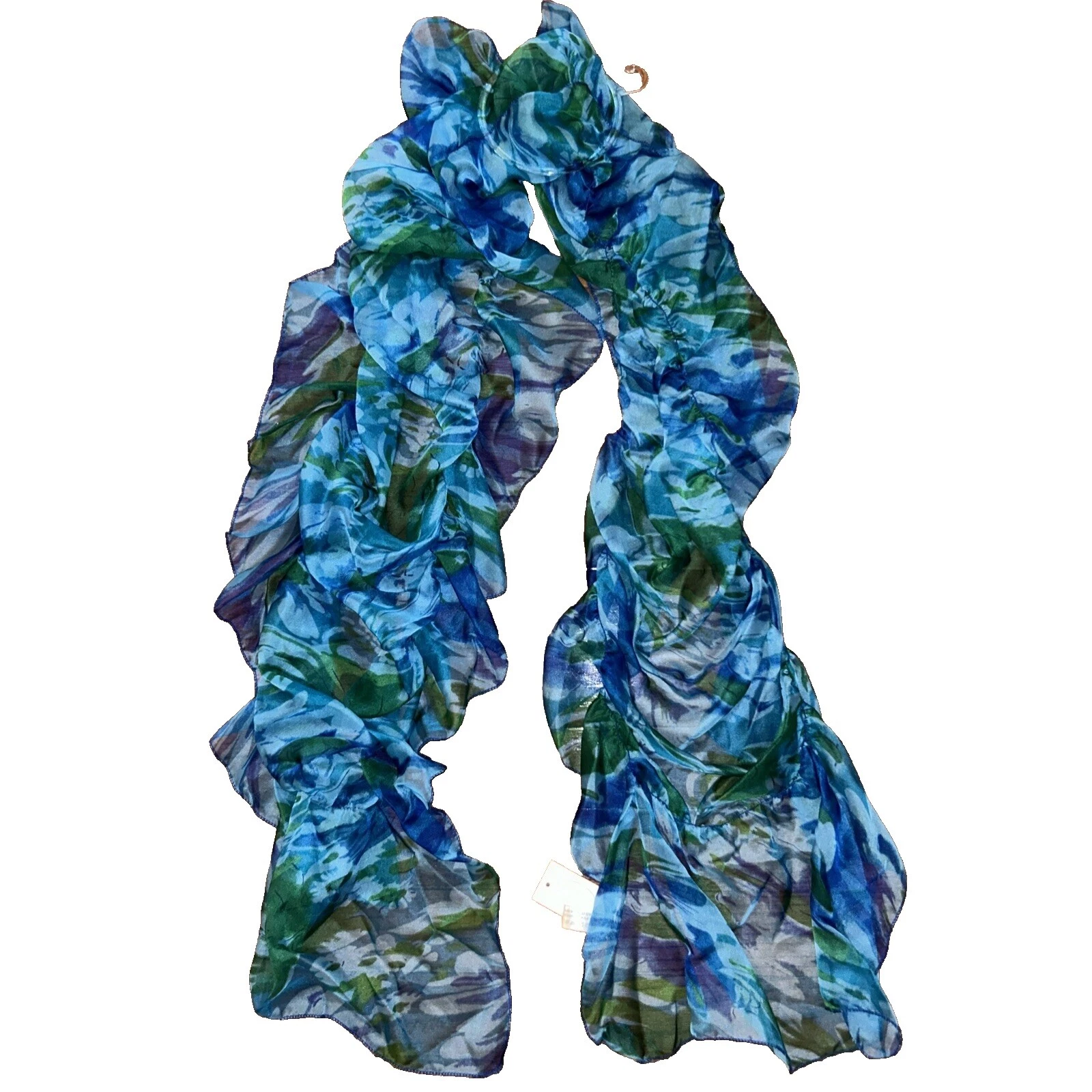 Ruffle Floral Scarves & Wraps for Women
