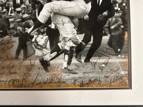 1969 Mets World Series Champs 28 Signed 16x20 Photo FRAMED WITH STEINER COA - Picture 6 of 6