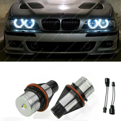 7000K 2xLED Light Bulbs Angel Eye Marker For BMW E39 E60 E63 E64 E53 5 6 7 X3 X5