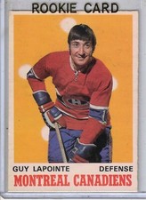 1970-71 OPC O-Pee-Chee Guy Lapointe original RC rookie card #177 NM- CANADIENS