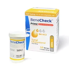 Benecheck PRIME Cholesterol Test Strips 10 Strips