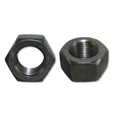 Lot of 25 Steel Plain Hexagon Nuts A12 0.875'' MS35690-1424 14 Thread 2B Grade 8