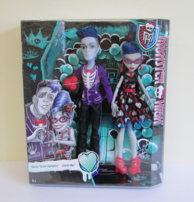 Monster High Love's not Dead Slo Mo & Ghoulia Yelps Puppen 2014 Neu in OVP.