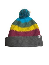 life is good beanie Stripes Pom Pom Winter Outdoors Gorpcore