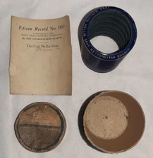 EDISON 4-min Blue Amberol Cylinder Record - 1860 " Darling Nellie Gray"