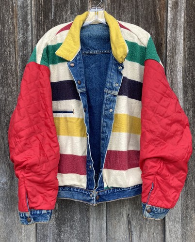 Reversible Denim Trucker Jean Jacket 