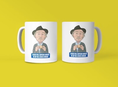 Only Fools Cartoon Opa Fan Hergestellt 11 Unzen Weiß Keramik Neuheit Tasse