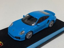 1/43 Minichamps Porsche 911 ( 991 ) Turbo Riviera Blue Custom Base