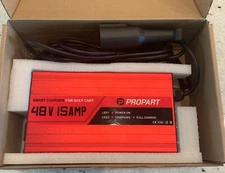 Propart 48v 15amp smart charger for golf cart 3 ping round connection 