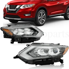 For 2017-2020 Nissan Rogue SL/SL Hybrid Full LED Headlights Dual Projector Pair