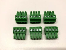 Phoenix Connector Phoenix Contact Plug 4 pin 3.81mm  Audio Connector Pack of 6