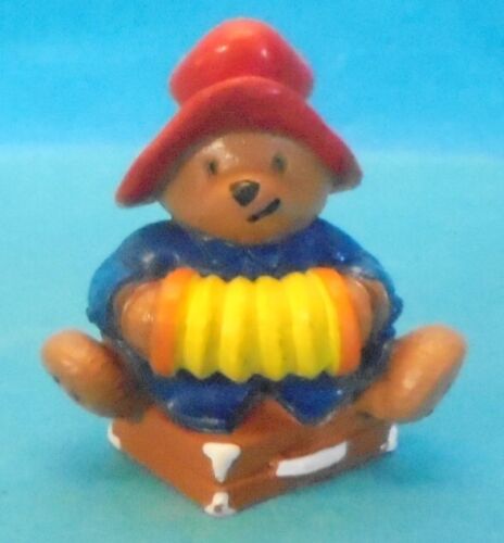 Paddington Bear with Accordion COAT DARK BLUE bear SNEICH Series 1990 - Picture 1 of 1
