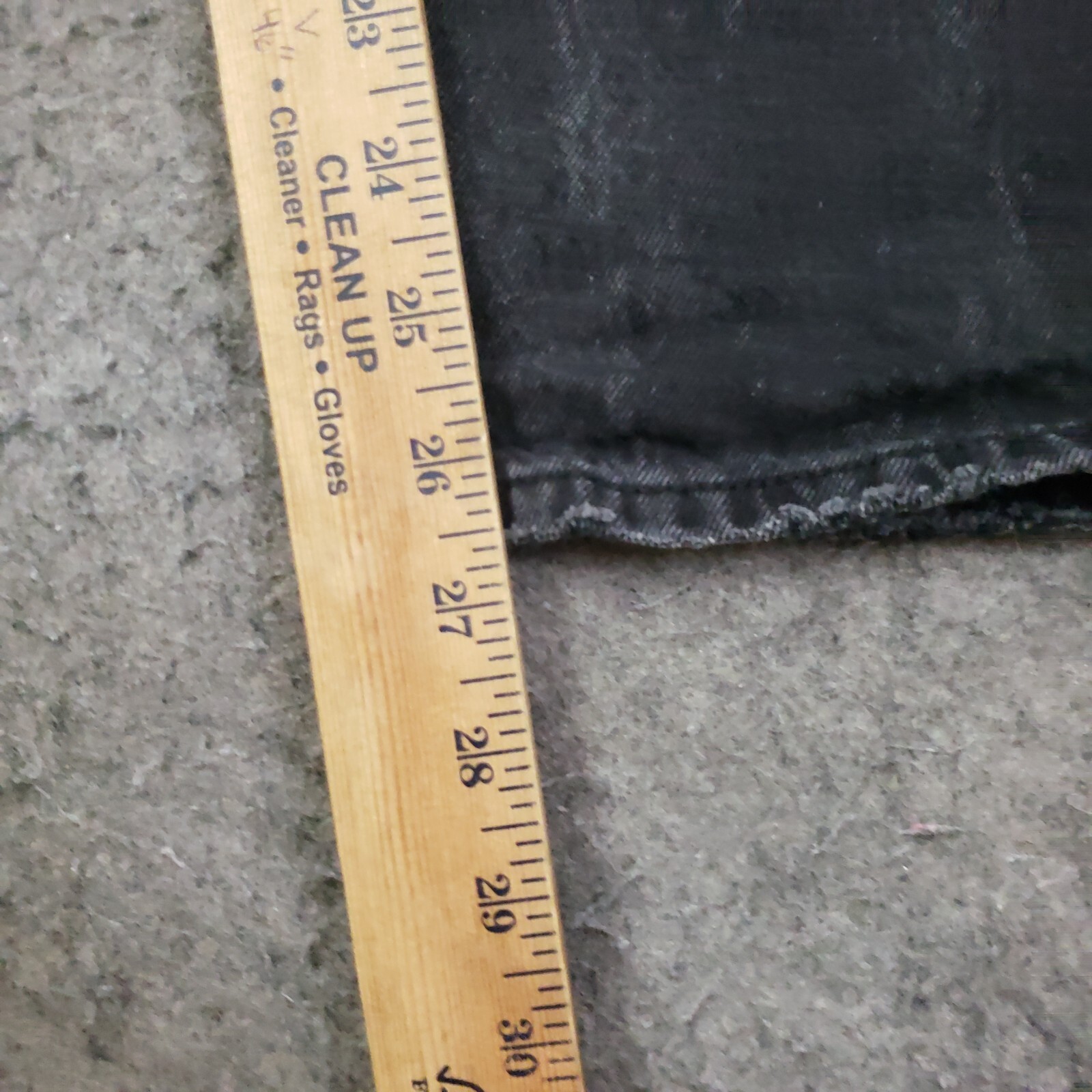 H&M Jeans Womens 27 Mom Straight Black High Rise Denim Button Fly Ladies 28x27 thumbnail 5